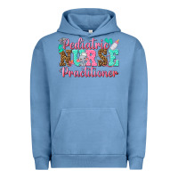 Pigment Pebble Blue Pediatric Nurse Practitioner Urban Hoodie - texasbilliewilder