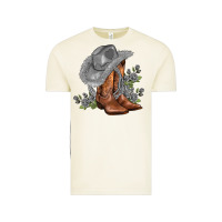 Vintage Arctic gray cowgirl and roses Vintage Tee - AdoDesignShop