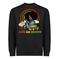 Black Bae black and educated Heavyweight Sweatshirt - Zillion Design Studio