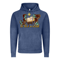 Vintage Denim joy to the world Vintage Hoodie - RanaPortraitStore