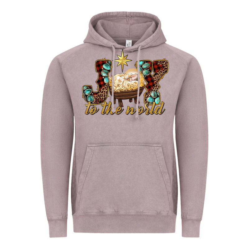 Joy To The World Vintage Hoodie by RanaPortraitStore | Teevron