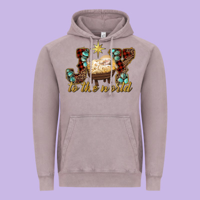 Joy To The World Vintage Hoodie Designed By Ranaportraitstore