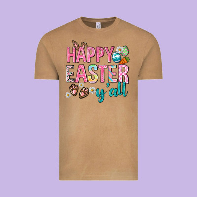 Happy Easter Y'all Vintage Tee Designed By Neo Western