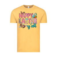 Vintage Mustard Happy Easter y'all Vintage Tee - Neo Western
