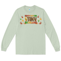 Matcha educator of tiny humans libbey glass Long Sleeve Tee - BundleAndBundleShop