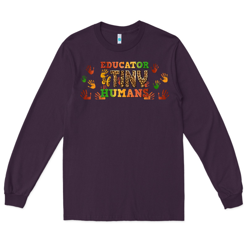 Educator Of Tiny Humans Libbey Glass Long Sleeve Tee by BundleAndBundleShop | Teevron