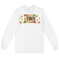 White educator of tiny humans libbey glass Long Sleeve Tee - BundleAndBundleShop