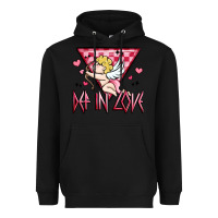 Black def in love Heavyweight Hoodie - MaliasSmallBusiness