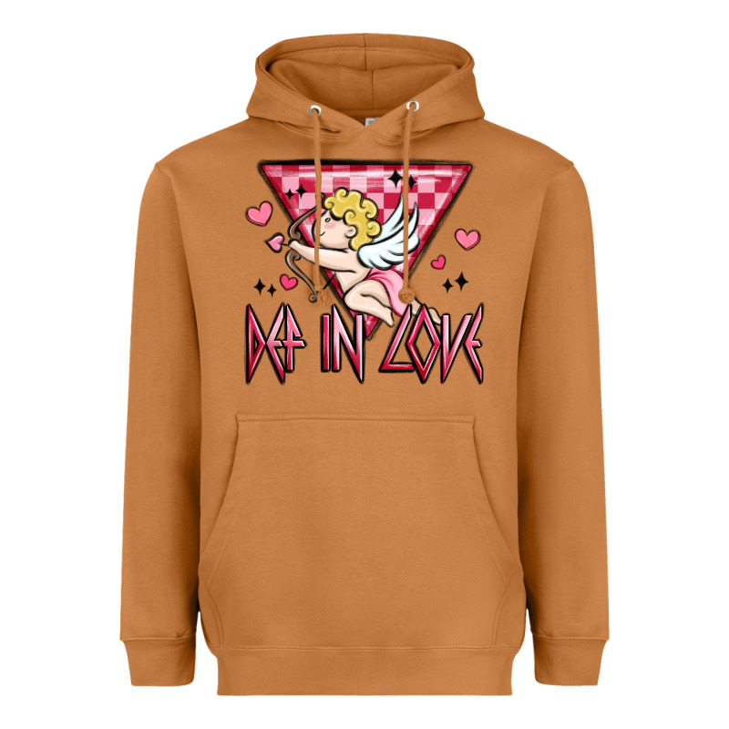 Def In Love Heavyweight Hoodie by MaliasSmallBusiness | Teevron