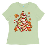 Matcha christmas tree cake and cookies ado Ladies Tee - AdoDesignShop