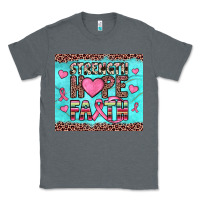 Charcoal Heather strength hope faith Classic Tee - JahusDesignShop