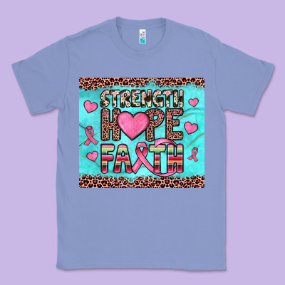 Strength Hope Faith Classic Tee Designed By Jahusdesignshop