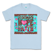 Dusty Blue strength hope faith Classic Tee - JahusDesignShop