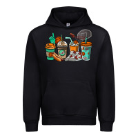 Black Basketball coffee cups Urban Hoodie - NancyCooperArtShop