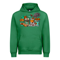 Emerald Basketball coffee cups Urban Hoodie - NancyCooperArtShop