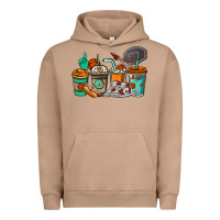 Pigment Burro Basketball coffee cups Urban Hoodie - NancyCooperArtShop