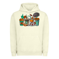 Pigment Pistachio Basketball coffee cups Urban Hoodie - NancyCooperArtShop