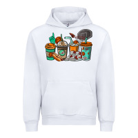 White Basketball coffee cups Urban Hoodie - NancyCooperArtShop