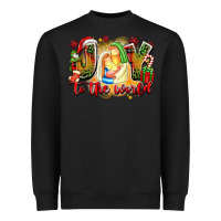 Black joy to the world Heavyweight Sweatshirt - texasbilliewilder
