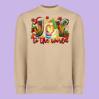 Joy To The World Heavyweight Sweatshirt Designed By Texasbilliewilder