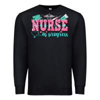 Black nurse in progress Premium Sweatshirt - NancyCooperArtShop