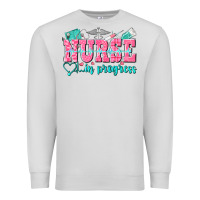 Dove Grey nurse in progress Premium Sweatshirt - NancyCooperArtShop