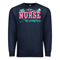 Navy nurse in progress Premium Sweatshirt - NancyCooperArtShop