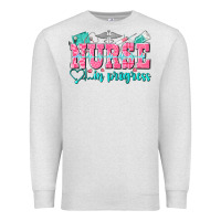 Oatmeal Heather nurse in progress Premium Sweatshirt - NancyCooperArtShop