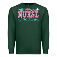 Sports Green nurse in progress Premium Sweatshirt - NancyCooperArtShop