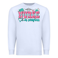 White nurse in progress Premium Sweatshirt - NancyCooperArtShop