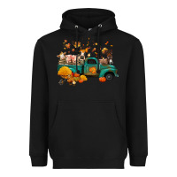 Black fall farm animals truck nancy Heavyweight Hoodie - NancyCooperArtShop