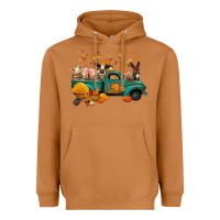 Meerkat fall farm animals truck nancy Heavyweight Hoodie - NancyCooperArtShop