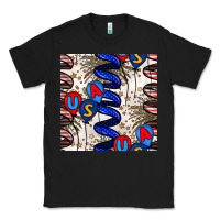 Black usa balloons seamless pattern Classic Tee - BundleAndBundleShop