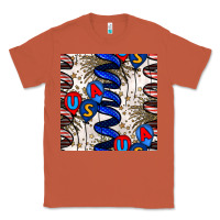 Copper usa balloons seamless pattern Classic Tee - BundleAndBundleShop