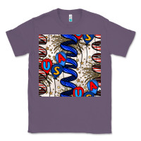 Lavender usa balloons seamless pattern Classic Tee - BundleAndBundleShop
