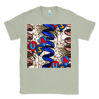 Matcha usa balloons seamless pattern Classic Tee - BundleAndBundleShop
