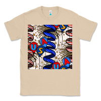 Mushroom usa balloons seamless pattern Classic Tee - BundleAndBundleShop