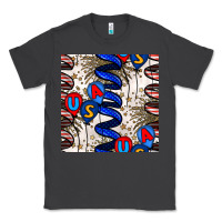 Smoke usa balloons seamless pattern Classic Tee - BundleAndBundleShop