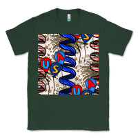 Sports Green usa balloons seamless pattern Classic Tee - BundleAndBundleShop