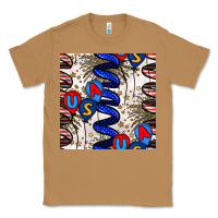 Toasted Coconut usa balloons seamless pattern Classic Tee - BundleAndBundleShop