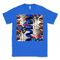 True Royal usa balloons seamless pattern Classic Tee - BundleAndBundleShop