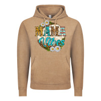 Vintage Coffee mama vibes with daisies Vintage Hoodie - texasbilliewilder