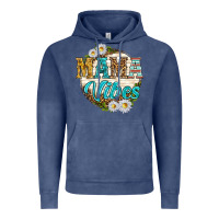 Mama Vibes With Daisies Vintage Hoodie | Teevron