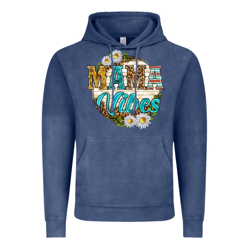 Mama Vibes With Daisies Vintage Hoodie by texasbilliewilder | Teevron