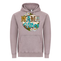 Vintage Zinc mama vibes with daisies Vintage Hoodie - texasbilliewilder