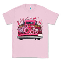 Bubblegum Pink breast cancer farm truck Classic Tee - Artiststas