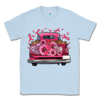 Dusty Blue breast cancer farm truck Classic Tee - Artiststas