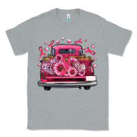 Heather Grey breast cancer farm truck Classic Tee - Artiststas