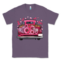 Lavender breast cancer farm truck Classic Tee - Artiststas