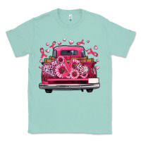 Seafoam breast cancer farm truck Classic Tee - Artiststas